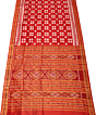 Dark Red Khandua Silk Saree