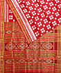 Dark Red Khandua Silk Saree
