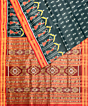 Black khandua silk saree