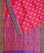 Dark Pink khandua silk saree