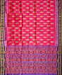 Dark Pink khandua silk saree