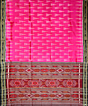 Dark Pink khandua silk saree