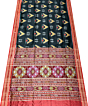Black khandua silk saree