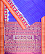 Dark Blue khandua silk saree