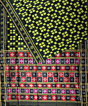 Black khandua silk saree