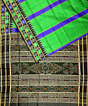 Deep Green & Duke Blue khandua silk saree