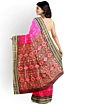 Dogwood Rose khandua silk saree
