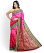 Dogwood Rose khandua silk saree