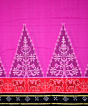 Magenta Nuapatna cotton saree