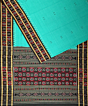 Dark Green Nuapatna cotton saree