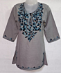 Women Embroidered Pure Cotton short Kurta