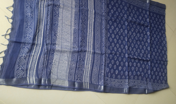 cotton slubh saree