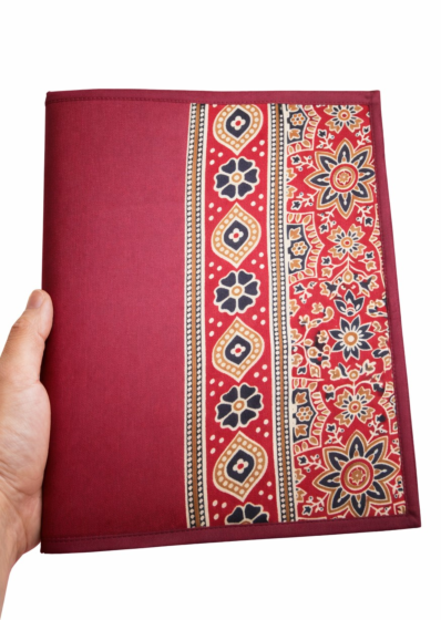 File Folder India Buy Handcrafted Rajasthani Cloth File Folder|Red