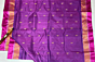 Magenta Bengal Mina Silk Saree