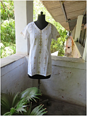 LADIES TOP WITH HEAVY SOOF EMBROIDERY