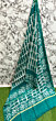 Kota Staple Batik Print Saree with Golden Zari Border & Blouse - Lightweight & Elegant
