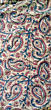 Kalamkari Hand Block Print Cotton Cambric Fabric Multicolor 1 Meter(KBPF33)