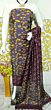 Ajrakh Print Unstitched Suit Set - Katan Salab Fabric -Top, Bottom & Dupatta