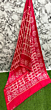 Kota Staple Batik Print Saree with Golden Zari Border & Blouse - Lightweight & Elegant