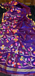 Muslin Saree with Blouse Piece | Purple