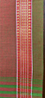 Bengal GI tagged Traditional red green cotton Santipuri saree