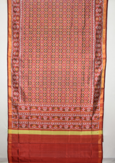 Single Ikkat Patola Silk Saree