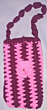 Handcrafted Woolen Purse - Pink
