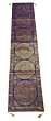 Premium Banarasi Brocade Silk Table Runner -Ethnic Mandala Design  16 x 72 inches - 6 Ft Long - Voilet