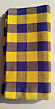 Cotton Honeycomb Towel Blue & Yellow
