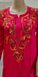 Women Embroidered Pure Cotton Straight long Kurta  
