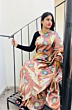 Ecoprint Natural Dyed Mulberry Silk Saree 02