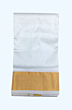 White Color Dhothi with Big Golden zari border