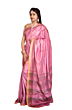 Tasar Dobby Silk Saree | Pink
