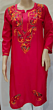 Women Embroidered Pure Cotton Straight Kurta