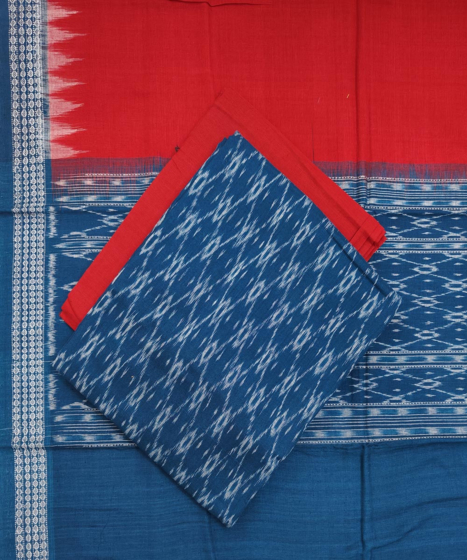 Sambalpuri Handwoven Single Ikat Suit Set SFCSUT1545