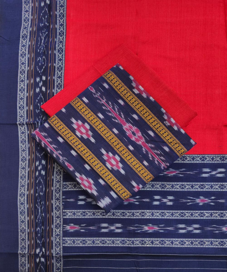 Sambalpuri Handwoven Single Ikat Suit SFCSUT1959