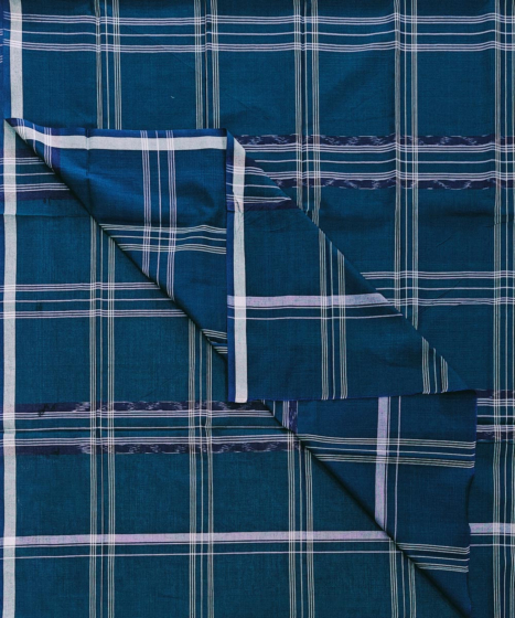 Green Sambalpuri Handwoven Cotton Lungi SFCLUN2076