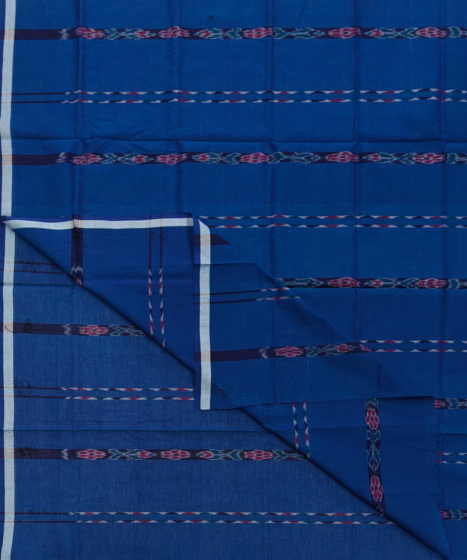 Blue Sambalpuri Handwoven Cotton Lungi SFCLUN2087