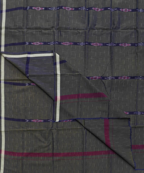 Olive Sambalpuri Handwoven Cotton Lungi SFCLUN2099