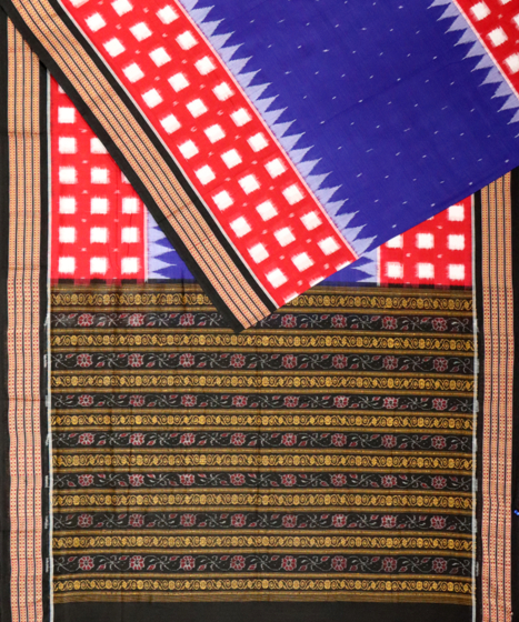 Multicolour sambalpuri cotton Saree