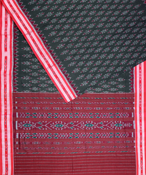 Feldgrau Nuapatna cotton saree