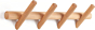 Coat Rack Wall Mounted | Natural Finish 