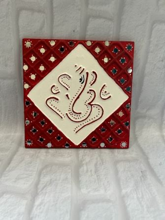 Handcrafted Mud Work Frame wall Hanging