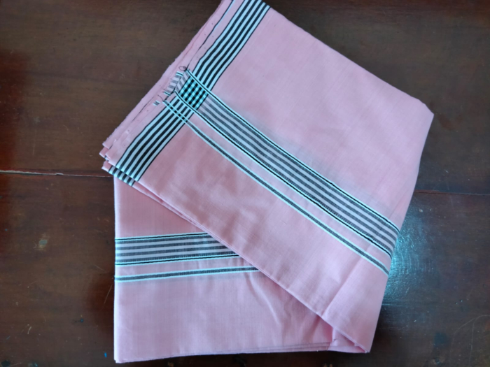 Men's Cotton Dhoti - Pink