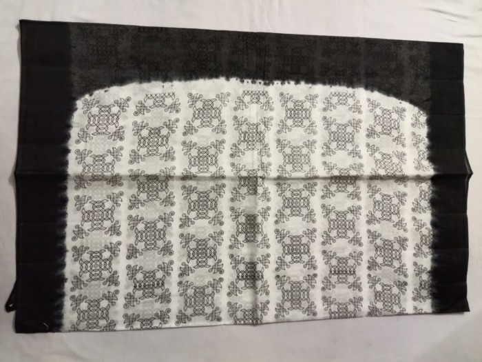 Hand-Block Batik Print Saree