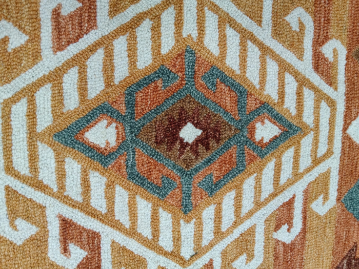 Handmade Tufted Wool Rug | Custom Modern Area Carpet, Living Room Decor