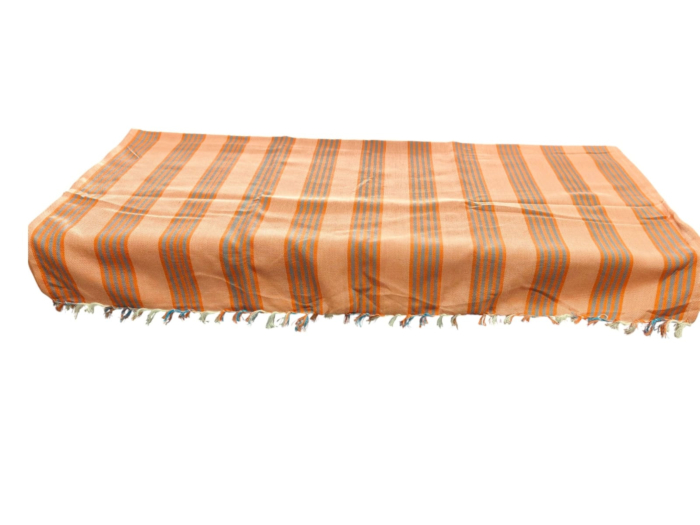 Handloom bamboo Striped Bath Towel