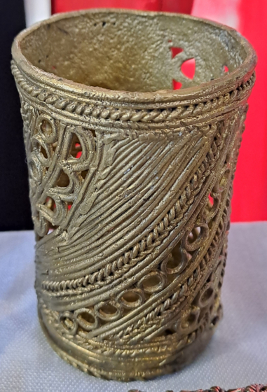 Handmade Brass Pen Stand 