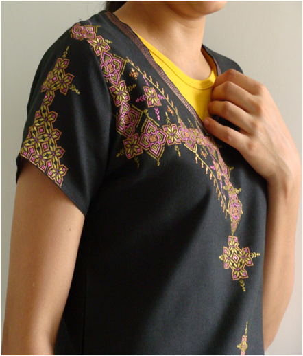 Handloom Kurti | Soof Embroidery