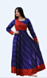 Sambalpuri Blue and Red gown for women 